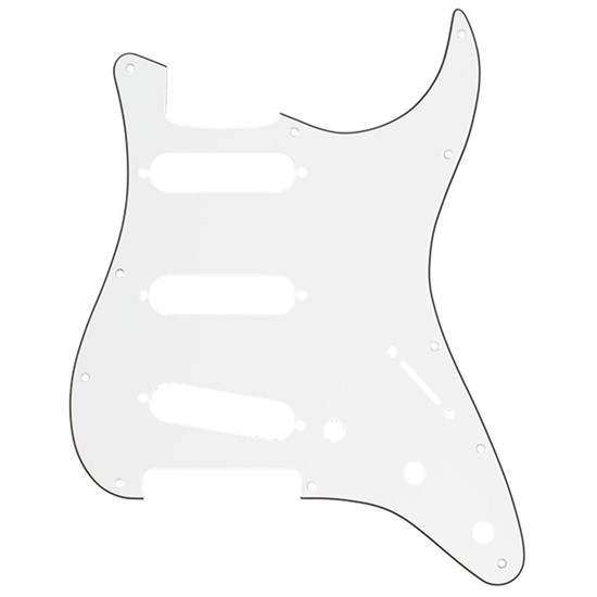 Fender 11-Hole Modern-Style Stratocaster S/S/S Pickguard 3-Ply (Parchment)