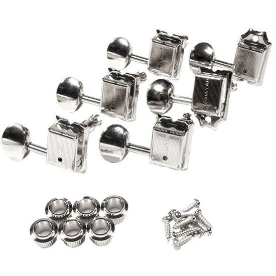 Fender Pure Vintage Guitar Tuning Machines - Set of 6 (Nickel/Chrome)