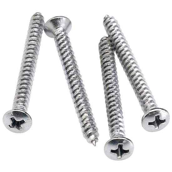 Fender Neck Mounting Screws - Set of 4 (Chrome)