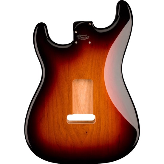 Fender Deluxe Series Strat HSH Alder Body 2-Point Bridge Mount (3-Color Sunburst)