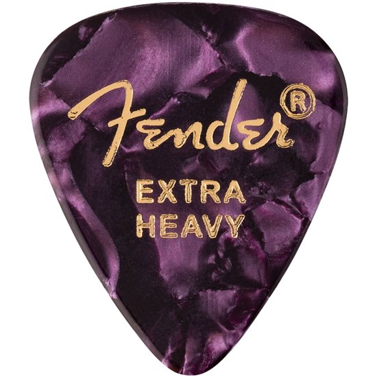 Fender 351 Shape Premium Picks 12-Pack - Extra Heavy (Purple Moto)