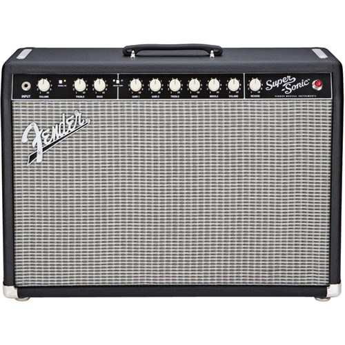 Fender Super-Sonic 22 Combo Guitar Amp w/ Vintage & Burn Channels 22 Watts (Black)