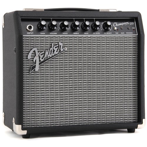 Fender Champion 20 Electric Guitar Practice Amplifier w/ FX - 1 x 8