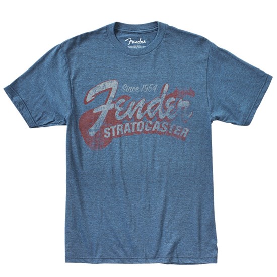 Fender Since 1954 Strat T-Shirt (Blue Large)