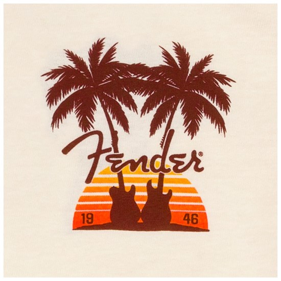 Fender Twin Palms T-Shirt - Tan (S)