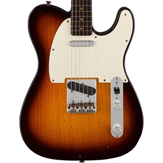 Fender Custom Shop 1959 Telecaster Journeyman Relic Faded Aged Choclate 3-Color SB