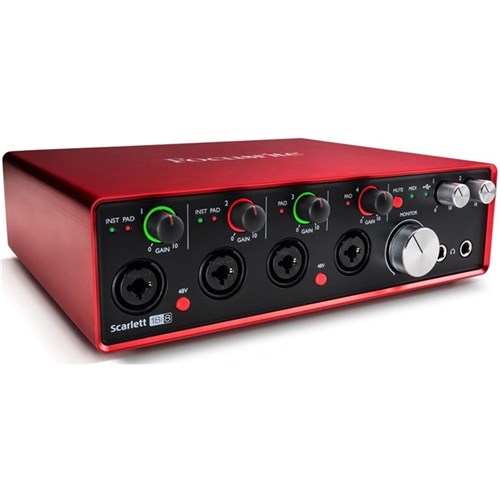 Focusrite Scarlett 18i8 USB Audio Interface w/ Pro Tools & Ableton Live (Generation 2)