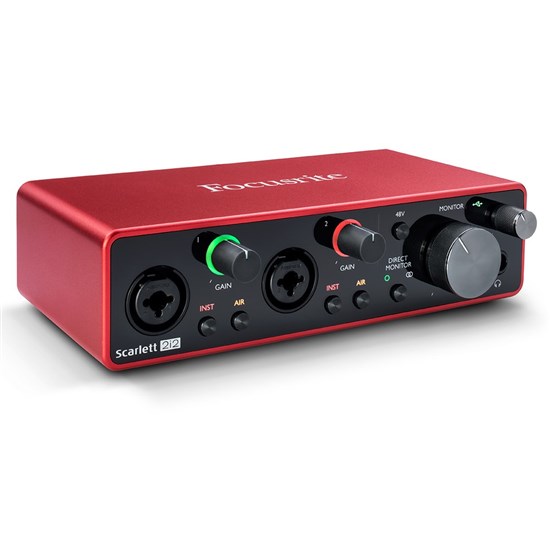 Focusrite Scarlett 2i2 Gen 3 2-in/2-out USB Audio Interface