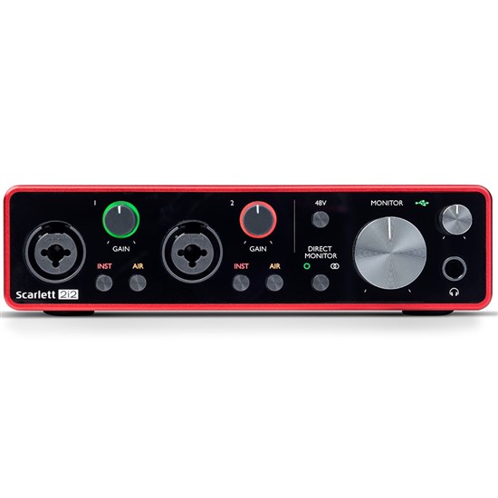 Focusrite Scarlett 2i2 Gen 3 2-in/2-out USB Audio Interface