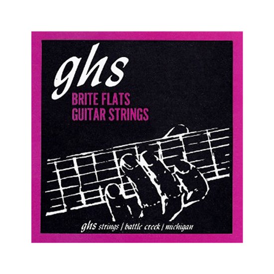 GHS 710 GBCL Brite Flats 6-String Electric Guitar Strings - Light (10-46)