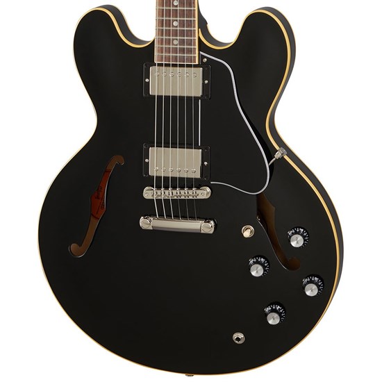 Gibson ES-335 (Vintage Ebony) inc Hard Shell Case