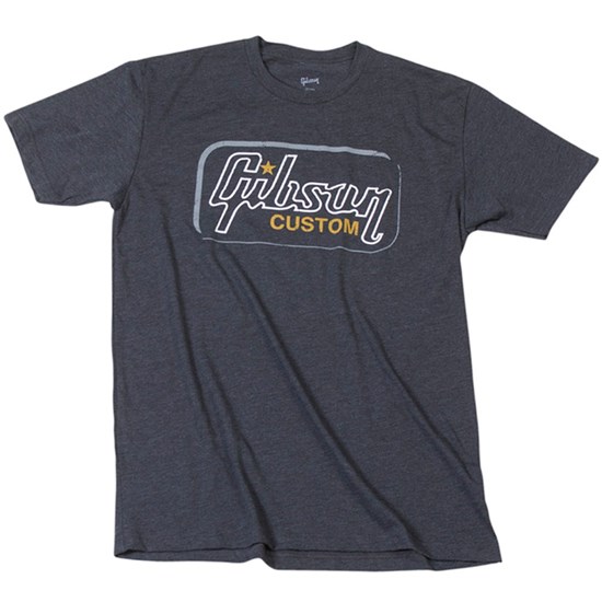 Gibson Custom T-Shirt (Heathered Gray - XXL)
