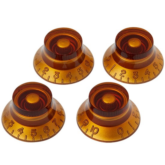 Gibson Top Hat Knobs - 4-Pack (Vintage Amber)