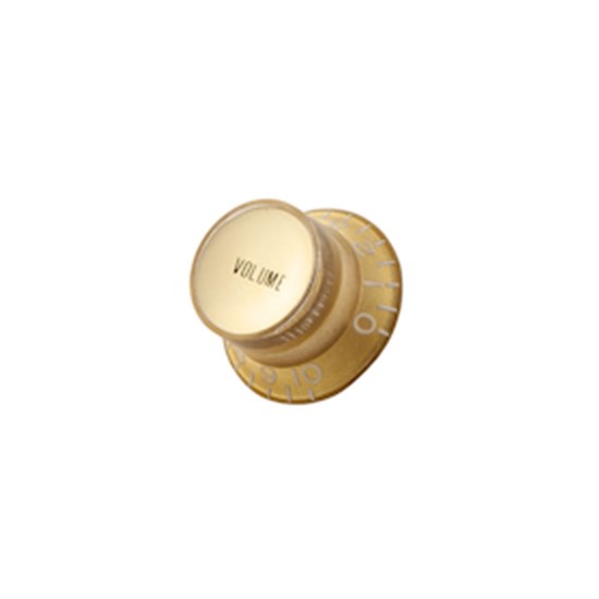 Gibson Top Hat Knobs w/ Gold Metal Insert  - 4-Pack (Gold)