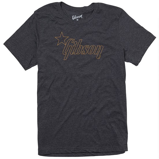 Gibson Star Logo Tee (Charcoal - 2XL)