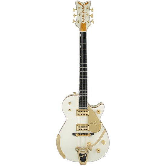 Gretsch G6134T-58 Vintage Select '58 Penguin w/ Bigsby Ebony FB (Vintage White)