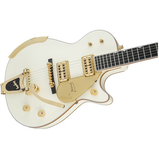 Gretsch G6134T-58 Vintage Select '58 Penguin w/ Bigsby Ebony FB (Vintage White)