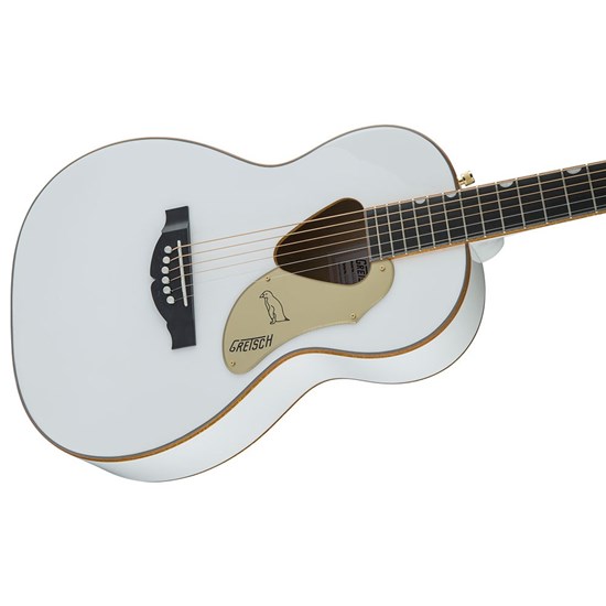 Gretsch G5021WPE Rancher Penguin Parlour Acoustic / Electric Guitar (White)
