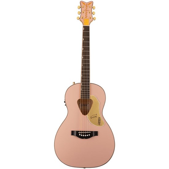 Gretsch G5021E Rancher Penguin Parlour Acoustic Electric Guitar (Shell Pink)