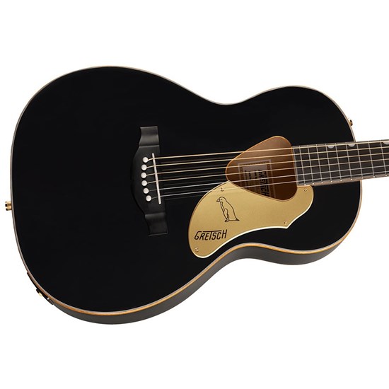 Gretsch G5021E Rancher Penguin Parlour Acoustic Electric Guitar (Black)