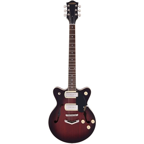 Gretsch G2655-P90 Streamliner CB Jr. Double-Cut P90 w/ V-Stoptail (Claret Burst)