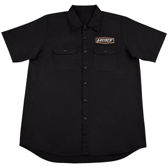 Gretsch Biker Work Shirt - Large (Black)