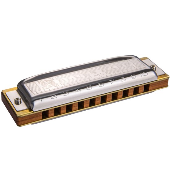 Hohner Blues Harp - 10 Hole Diatonic Harmonica w/ Wooden Reed in Key C