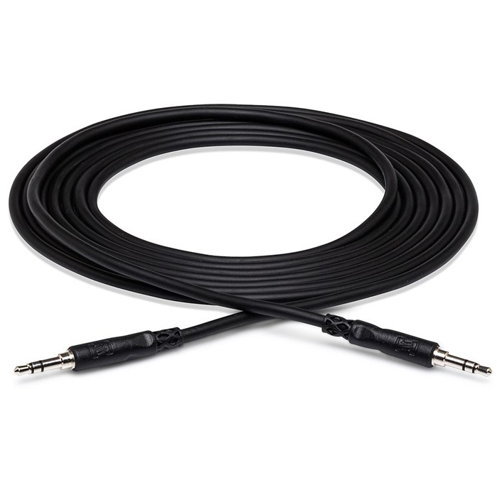 Hosa CMM-110R Straight 3.5mm TRS to Same Stereo Interconnect Cable (10')