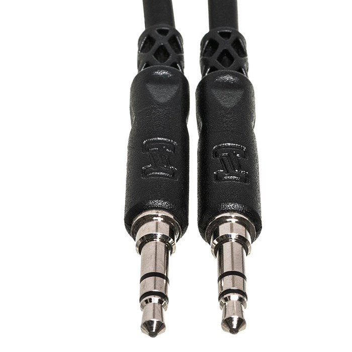 Hosa CMM-110R Straight 3.5mm TRS to Same Stereo Interconnect Cable (10')