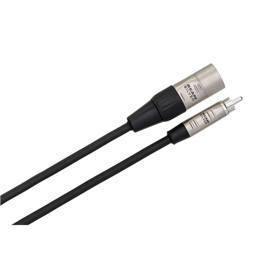 Hosa HRX-010 RCA to XLR(M) Unbalanced Interconnect Cable (10ft)