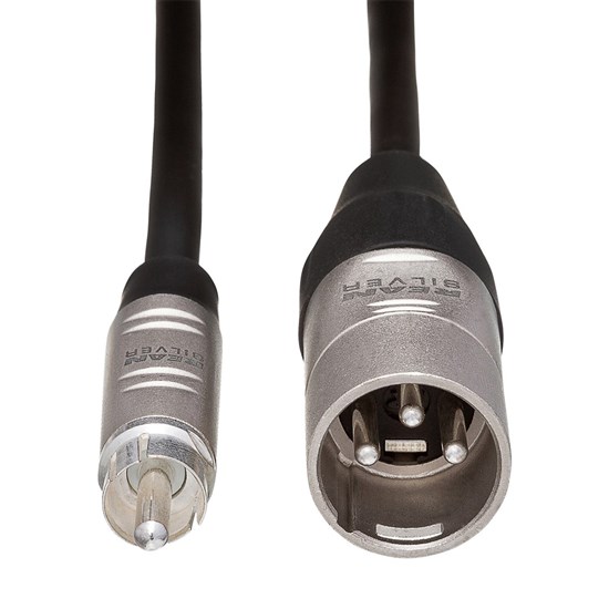 Hosa HRX-010 RCA to XLR(M) Unbalanced Interconnect Cable (10ft)