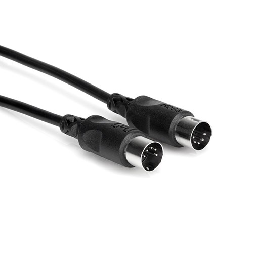 Hosa MID305BK 5-pin DIN to Same MIDI Cable, 5 ft