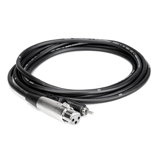 Hosa XRF110 XLR(F) to RCA Unbalanced Interconnect Cable (10ft)