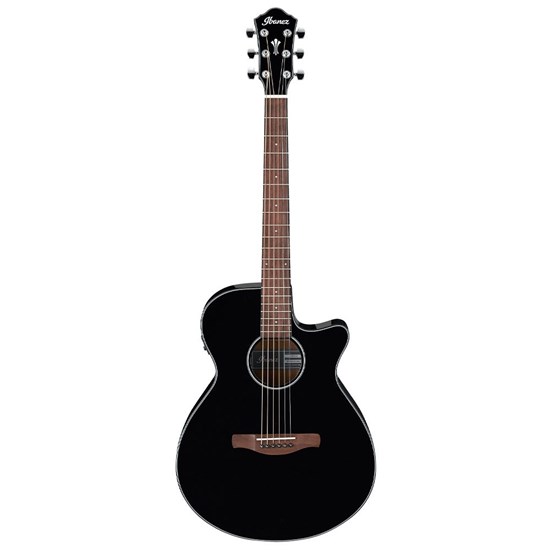 Ibanez AEG50 Acoustic Guitar w/ Cutaway & Pickup (Black High Gloss)