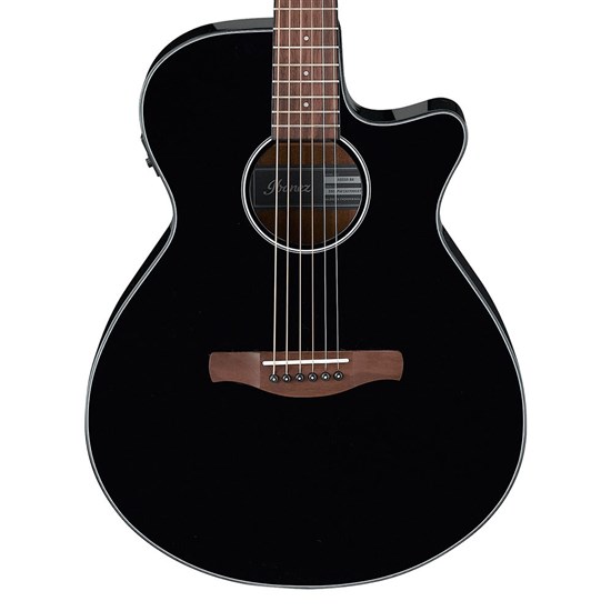 Ibanez AEG50 Acoustic Guitar w/ Cutaway & Pickup (Black High Gloss)