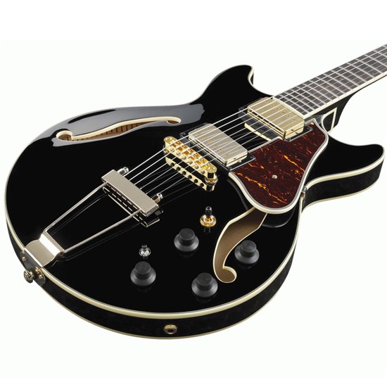 Ibanez AMH90 Semi-Hollow Electric Guitar (Black)