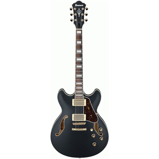 Ibanez AS73G Semi-Hollow Electric Guitar (Black Flat)