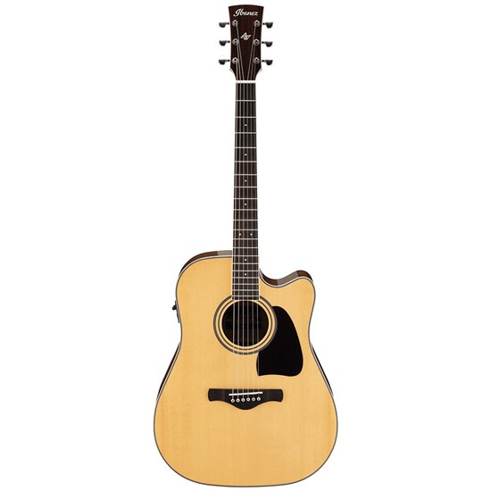 Ibanez AW70ECE Artwood Acoustic Guitar w/ Cutaway & Pickup (Natural High Gloss)