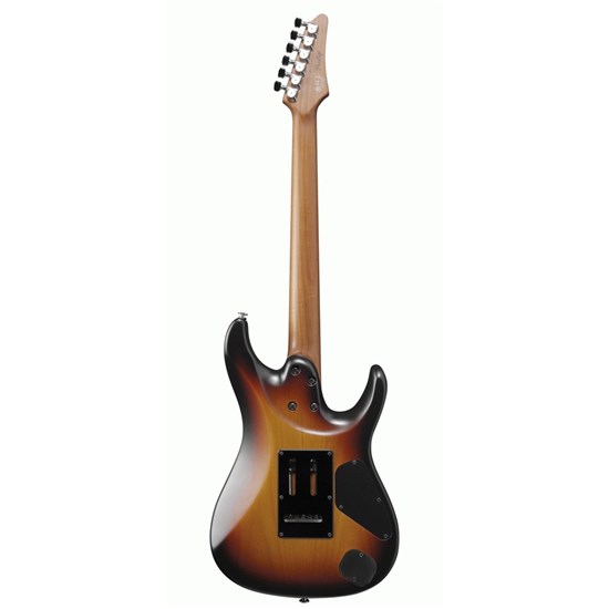 Ibanez AZ2402LTFF Left-Hand Prestige Electric Guitar (Tri-Fade Burst Flat) inc Case
