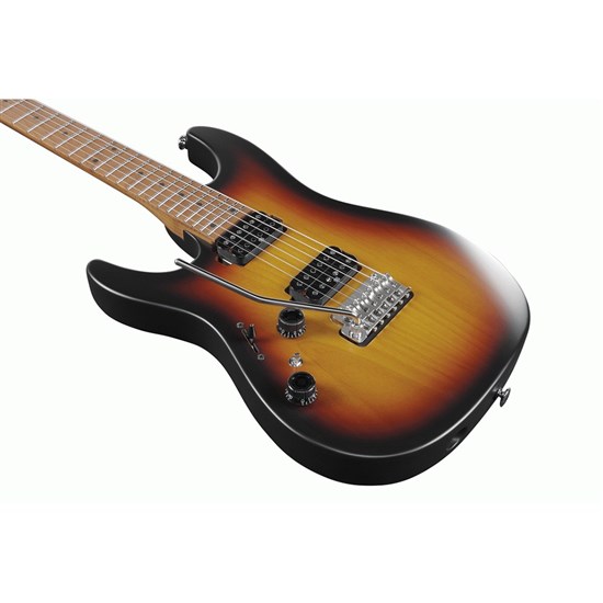 Ibanez AZ2402LTFF Left-Hand Prestige Electric Guitar (Tri-Fade Burst Flat) inc Case