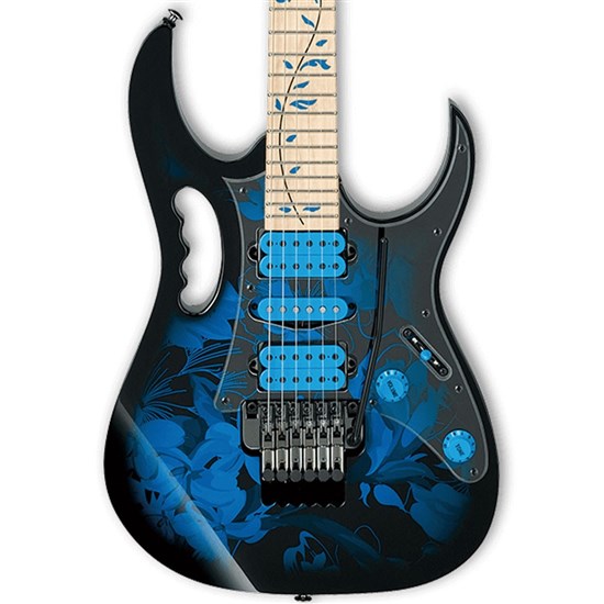 Ibanez JEM77P Premium Steve Vai Signature Electric (Blue Floral Pattern) w/ Soft Case