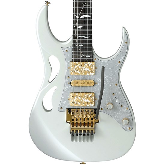 Ibanez PIA3761 SLW Steve Vai Signature Prestige Electric (Stallion White) inc Case