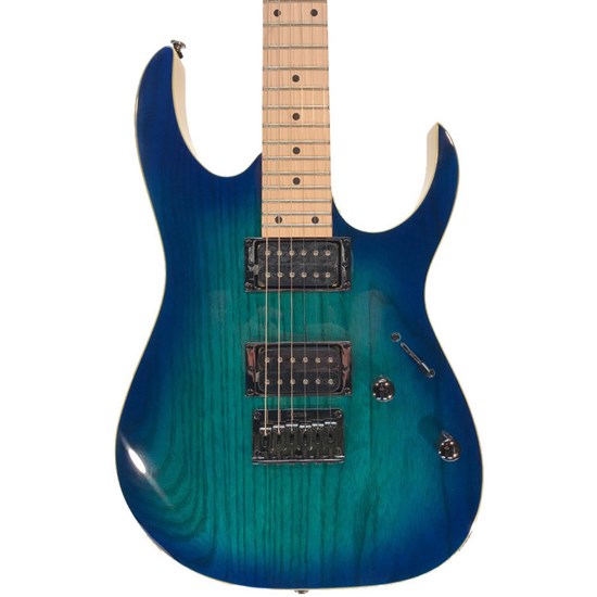 Ibanez RG421AHM RG Standard Electric Guitar w/ Fixed Bridge (Blue Moon Burst)