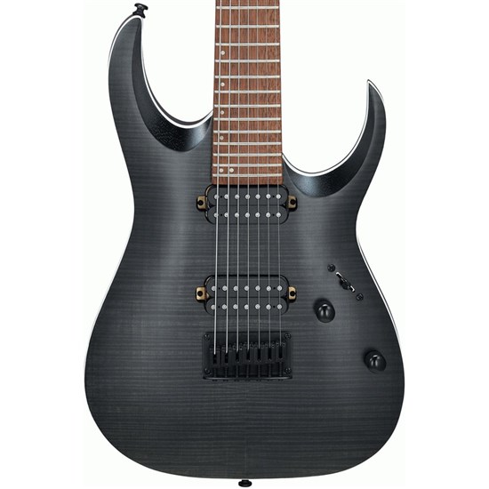 Ibanez RGA742FM 7-String Electric Guitar (Transparent Gray Flat)