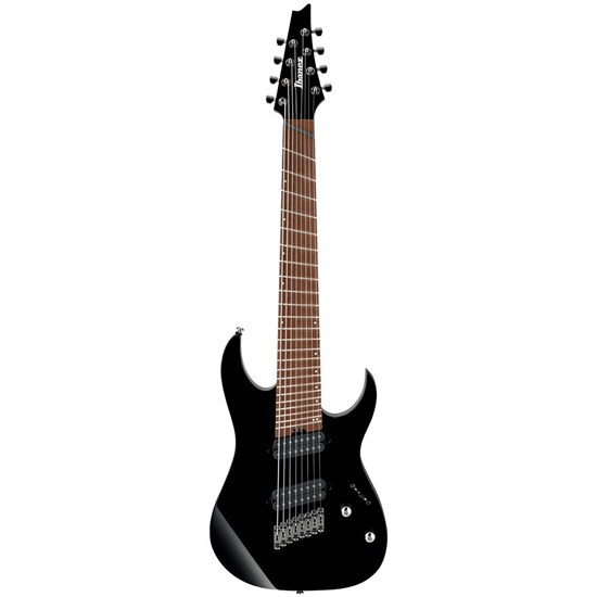 Ibanez RGMS8 8-String Multi-Scale Electric Guitar (Black)