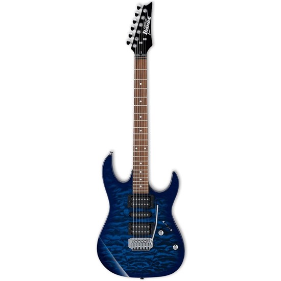 Ibanez RX70QA Electric Guitar (Transparent Blue Burst)