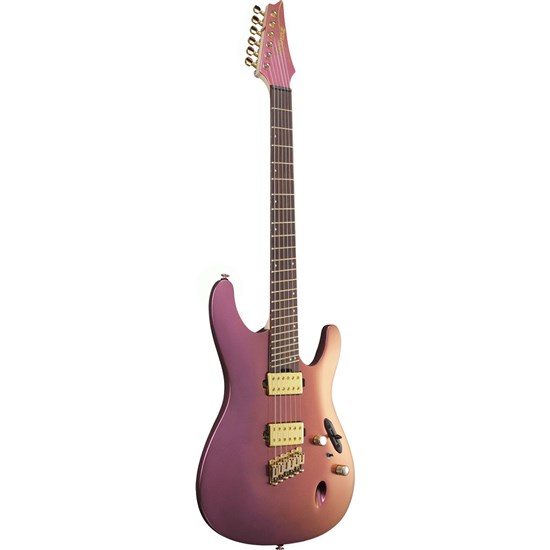 Ibanez SML721 Multi-Scale Electric Guitar (Rose Gold Chameleon)