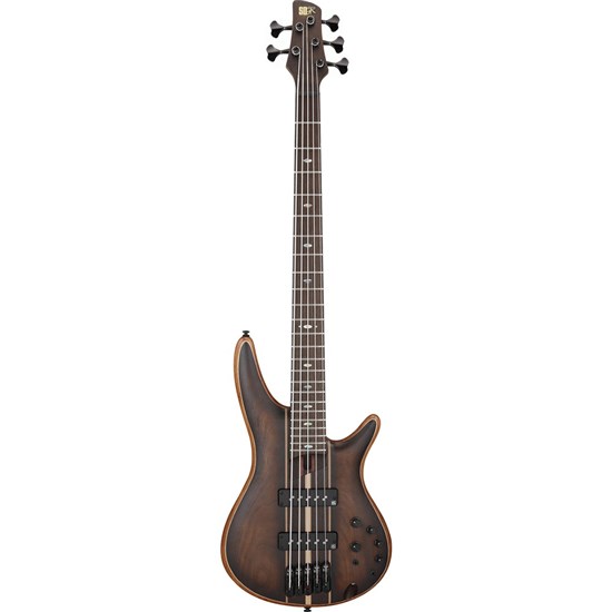 Ibanez SR1355B DUF 5-String Bass Guitar (Dual Mocha Burst Flat) inc Gig Bag