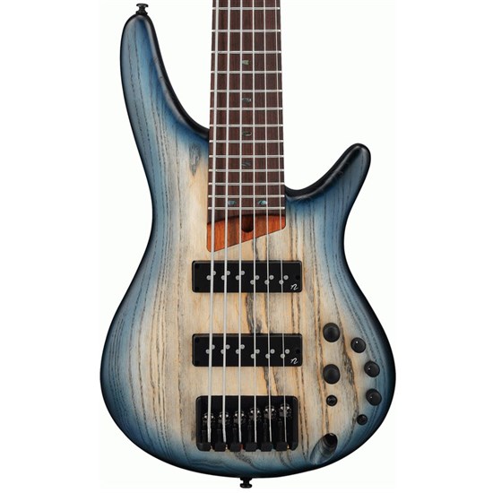 Ibanez SR606E Electric 6-String Bass (Cosmic Blue Starburst Flat)