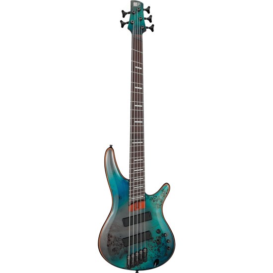 Ibanez SRMS805 5-String Multi-Scale Bass Guitar (Tropical Seafloor)
